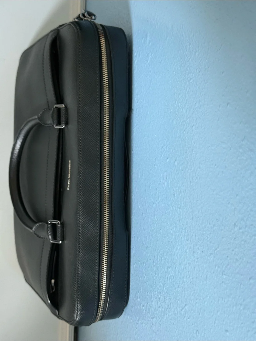 Michael Kors Black Saffiano Leather Laptop Briefcase